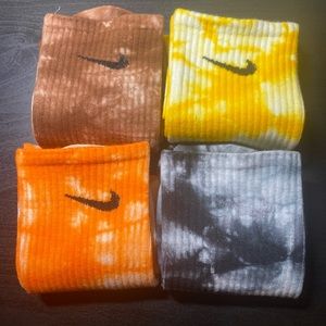 Tie-dye Nike socks